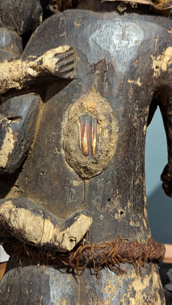 Yoruba Maternity - Solid Wood - Magic Charge - Nigeria - First Half Of The 20th Century-photo-2