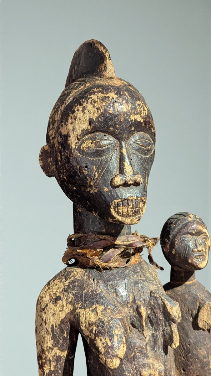 Yoruba Maternity - Solid Wood - Magic Charge - Nigeria - First Half Of The 20th Century-photo-6
