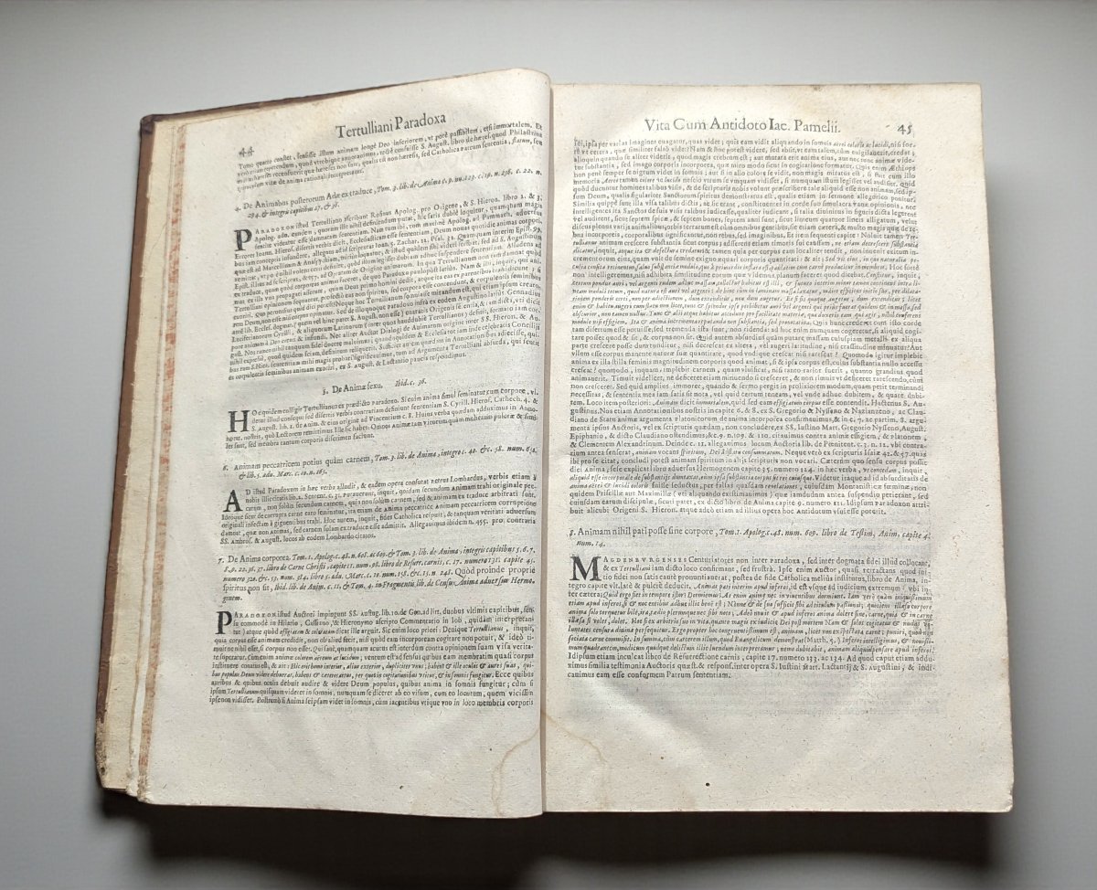 Tertullian – Opera Omnia – Rouen – 1662 – Enormous Work-photo-5