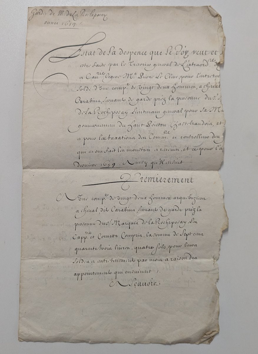 Louis XIV - Le Tellier – 4-page Letter Signed “louis” - 1660-photo-2