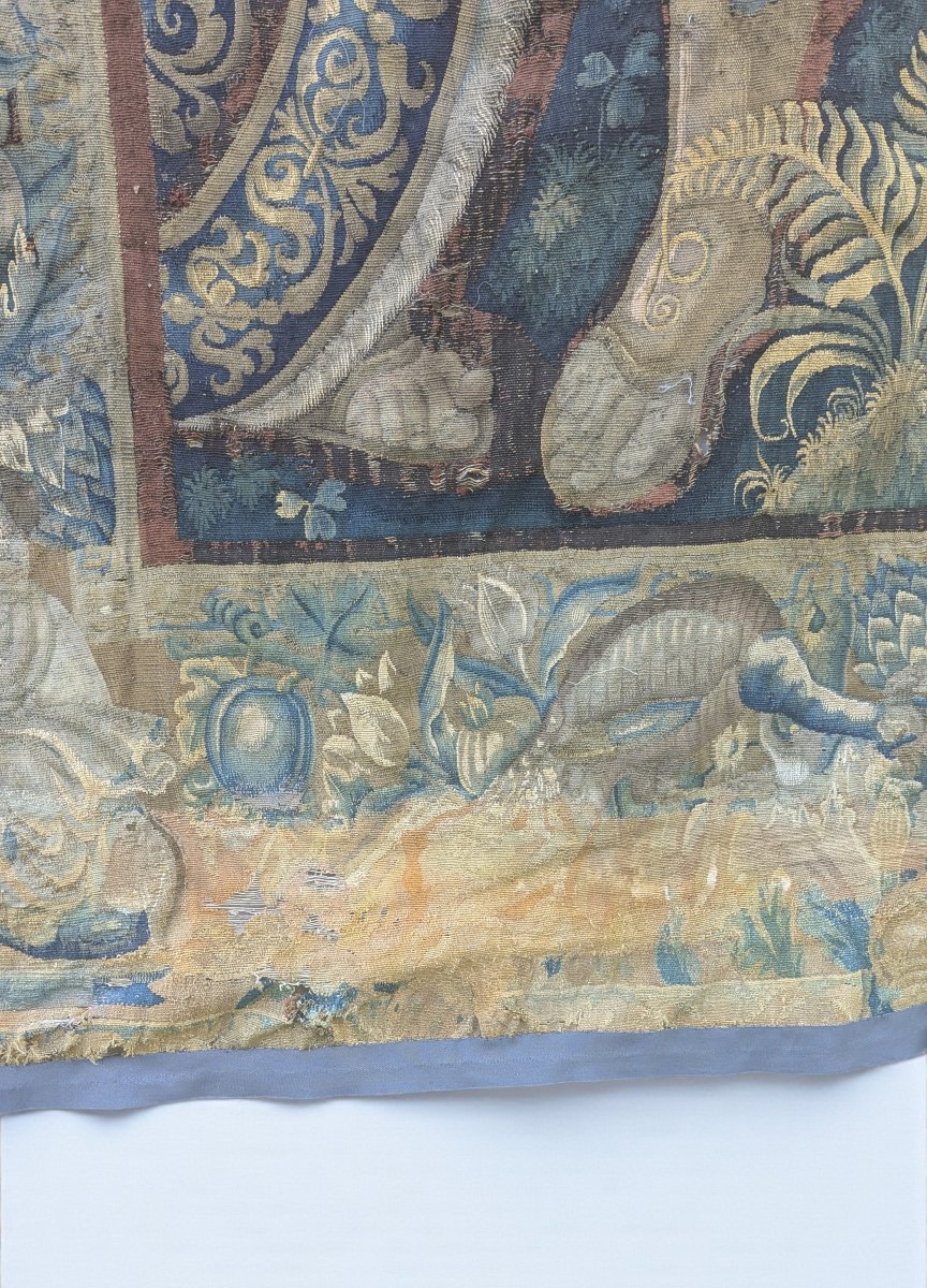 Immense Tapisserie Bruxelles – Constantin au Pont de Milvius – XVIIe siècle-photo-5