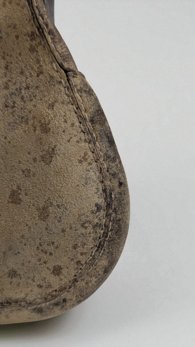 Rare Medieval Purse With Metal Frame - Northern Europe - 15th-16th Century-photo-2