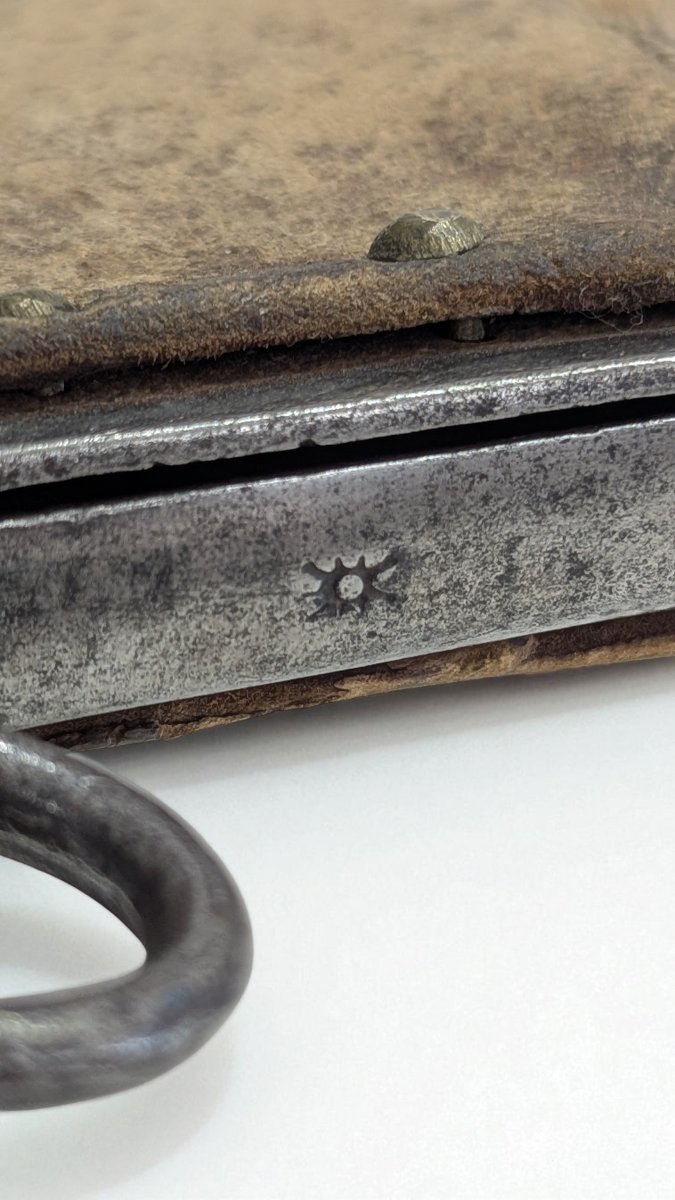 Rare Medieval Purse With Metal Frame - Northern Europe - 15th-16th Century-photo-6