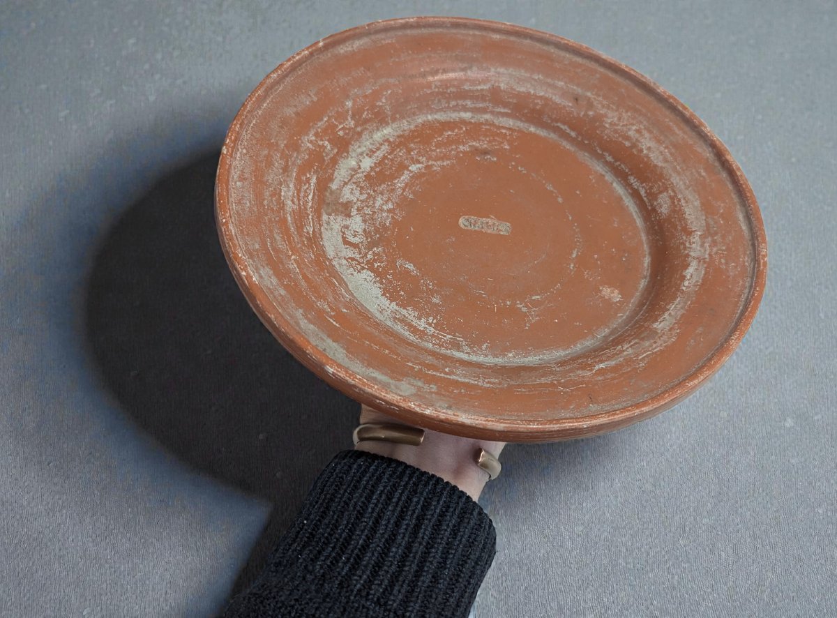 Montans Sigillata Dish – Chresimus Stamp – Early 2nd Century Ad-photo-2