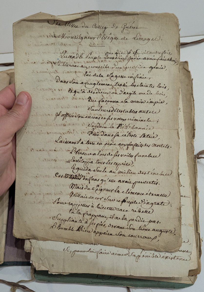 Ensemble de documents manuscrits d’Antoine Rabany Beauregard (1765-1843) + 400pages-photo-4