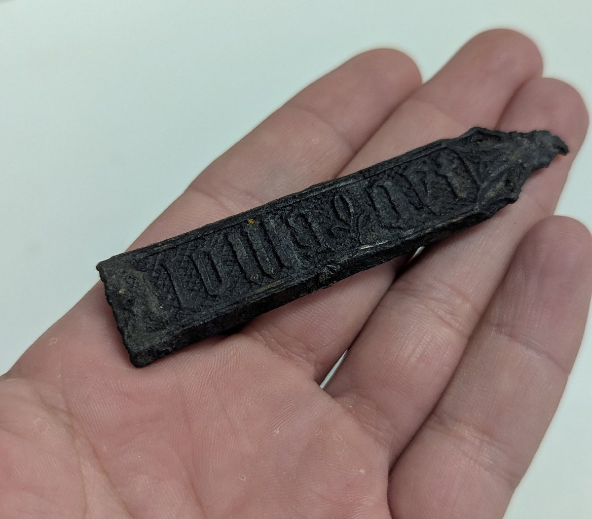 Large Belt Buckle - Phyllacter And Fleur-de-lis - 15th Century -photo-6