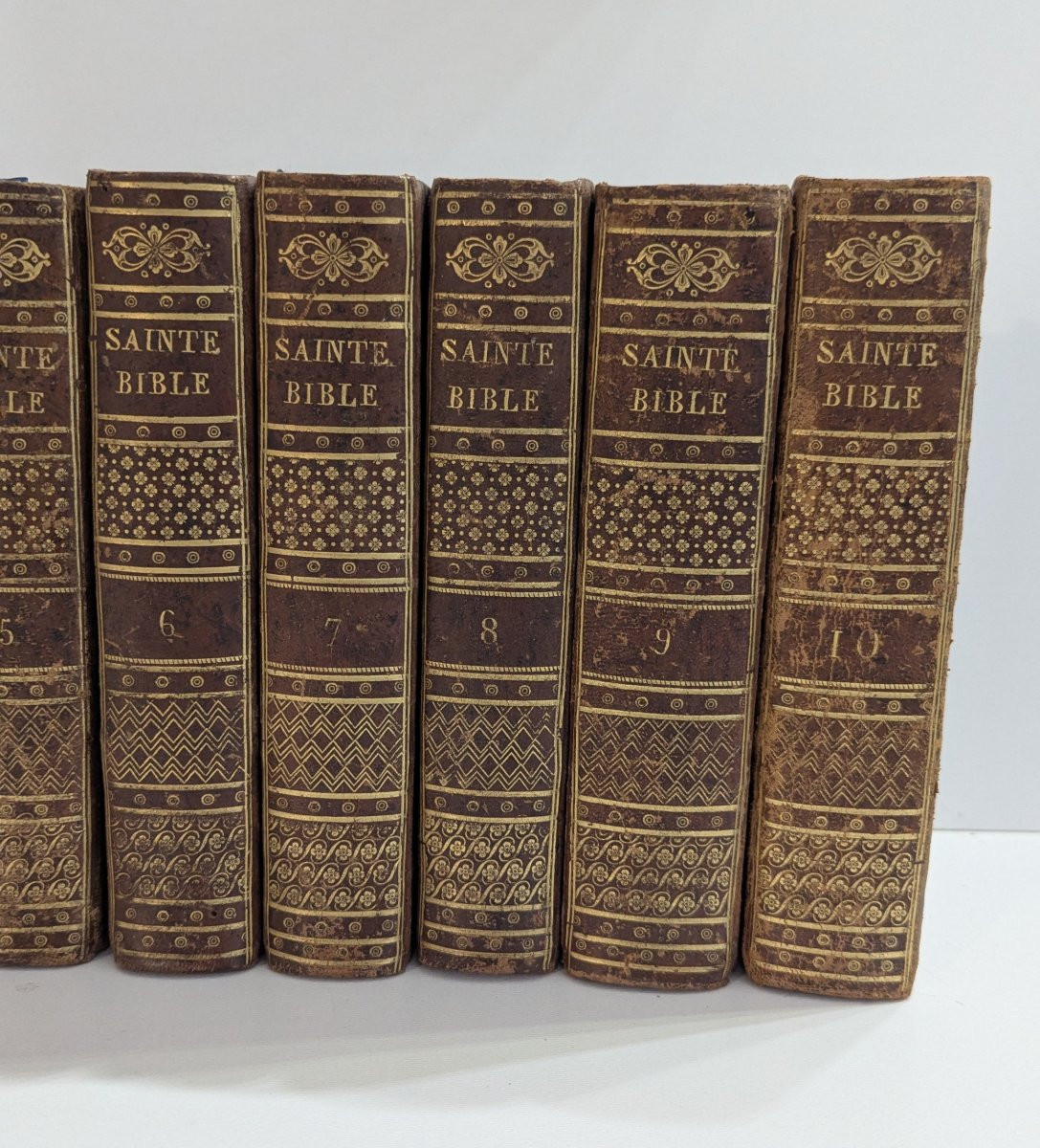 Sainte Bible - Paris - 1821 - 10 Tomes COMPLET - Books 19th-photo-4