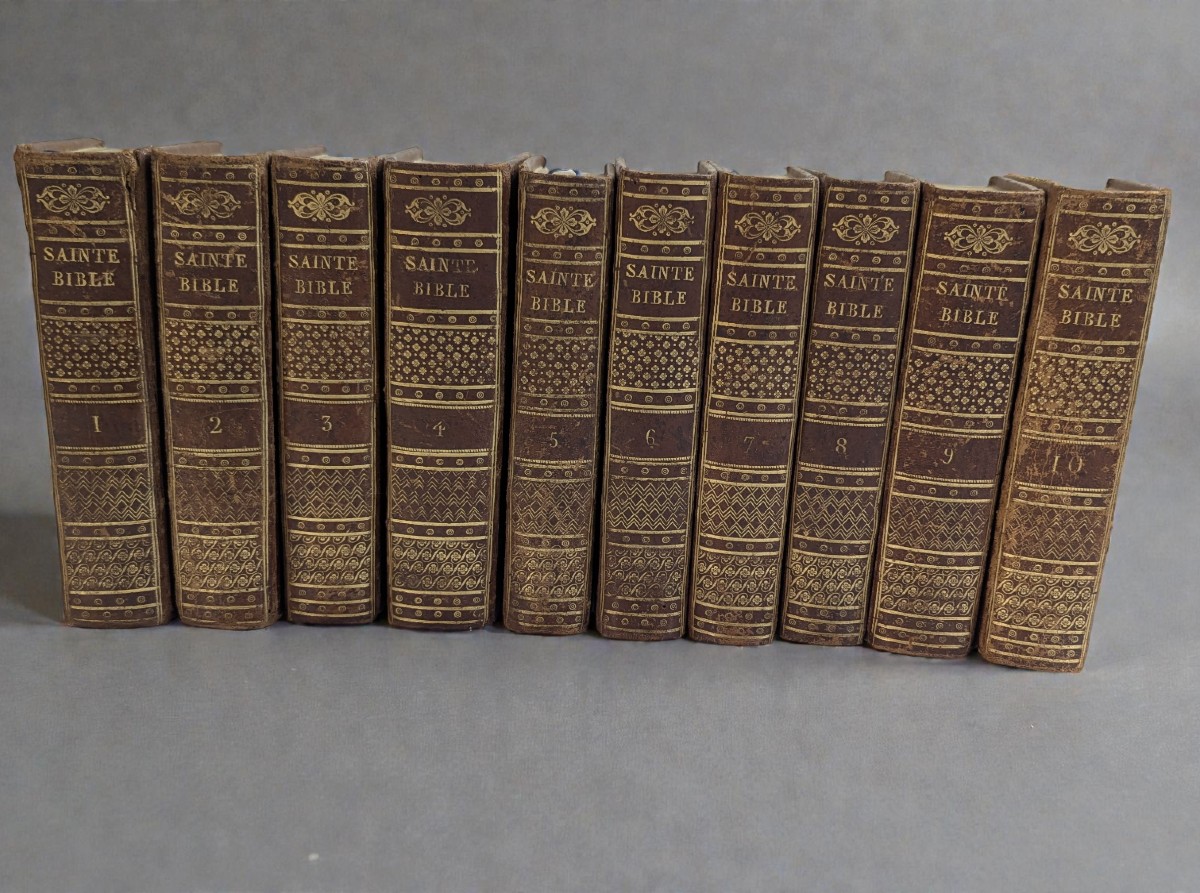 Sainte Bible - Paris - 1821 - 10 Tomes COMPLET - Books 19th