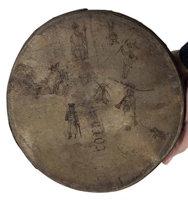 Tambourin – André Cornet - Dessins – Art Populaire – XIXe Siècle – Balle au Tambourin