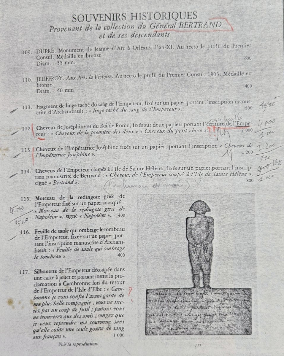 Relic Of Josephine De Beauharnais – Lock Of Hair – First Empire – Napoleon I-photo-2