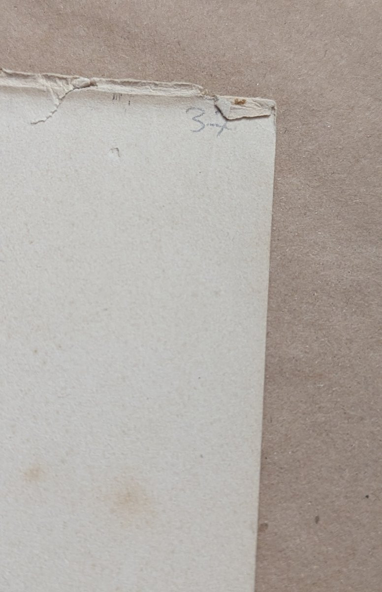 Drawing By Toulouse-lautrec – Portrait Of Pierre Marcel Lesclide – Around 1880 – Certificate -photo-6