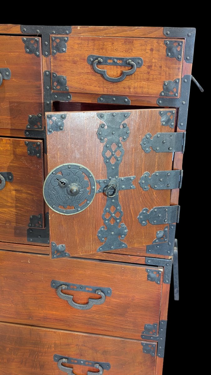 Japanese Tansu Sendai – Dresser – Circa 1900-photo-2