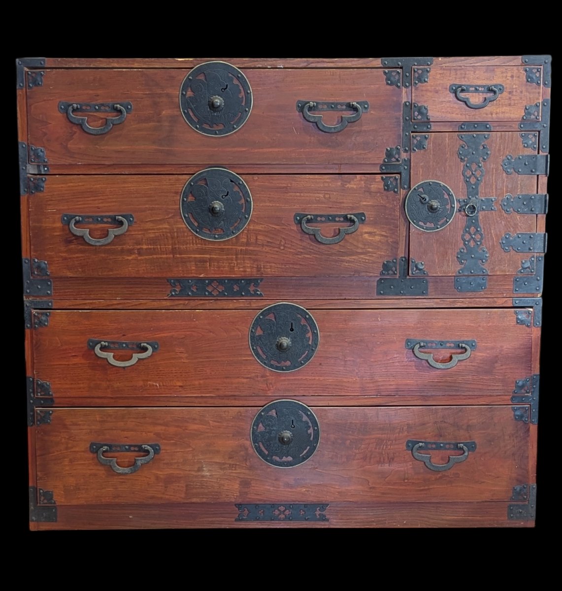 Japanese Tansu Sendai – Dresser – Circa 1900-photo-7