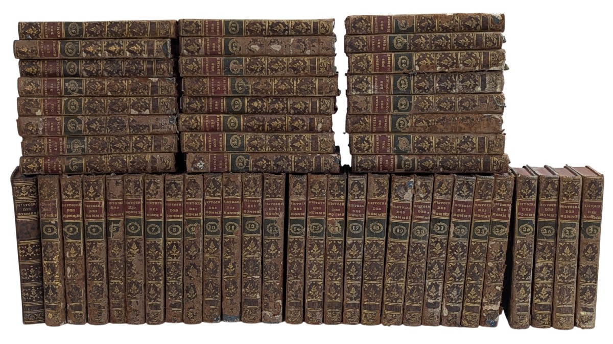 Histoire nouvelle de tous les peuples du monde - Collection complète 52 Tomes - 1779-1781