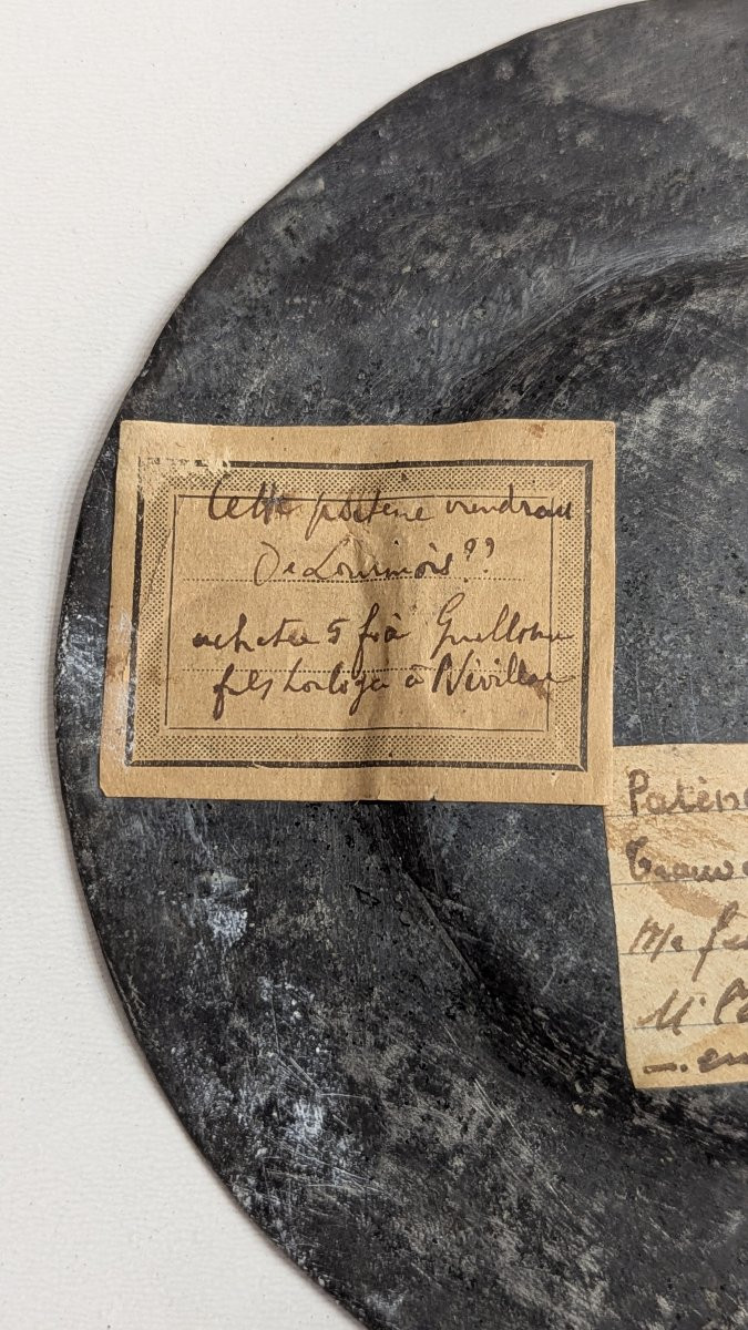 Pewter Paten Dated 1673 - 17th Century - Documented Early Provenance-photo-4