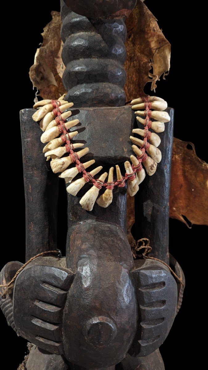 Large Songye Statue - Congo - Tribal Art - 105cm - Provenance-photo-7