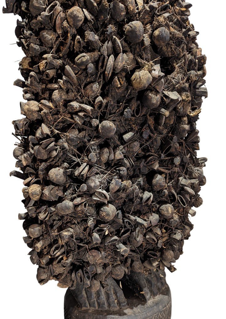 Large Magic Statue Nkisi Nkondi - Vili People - Loango - Congo - Origin-photo-3