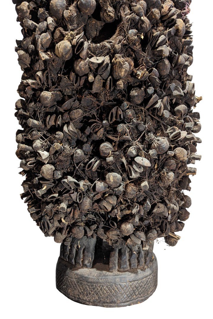 Large Magic Statue Nkisi Nkondi - Vili People - Loango - Congo - Origin-photo-2