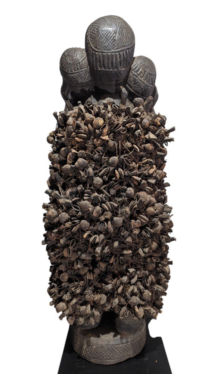 Large Magic Statue Nkisi Nkondi - Vili People - Loango - Congo - Origin-photo-4
