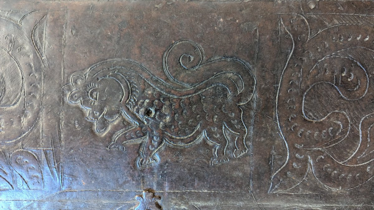 Rare malle espagnole du vice-royaume du Pérou – XVIIe siècle-photo-6