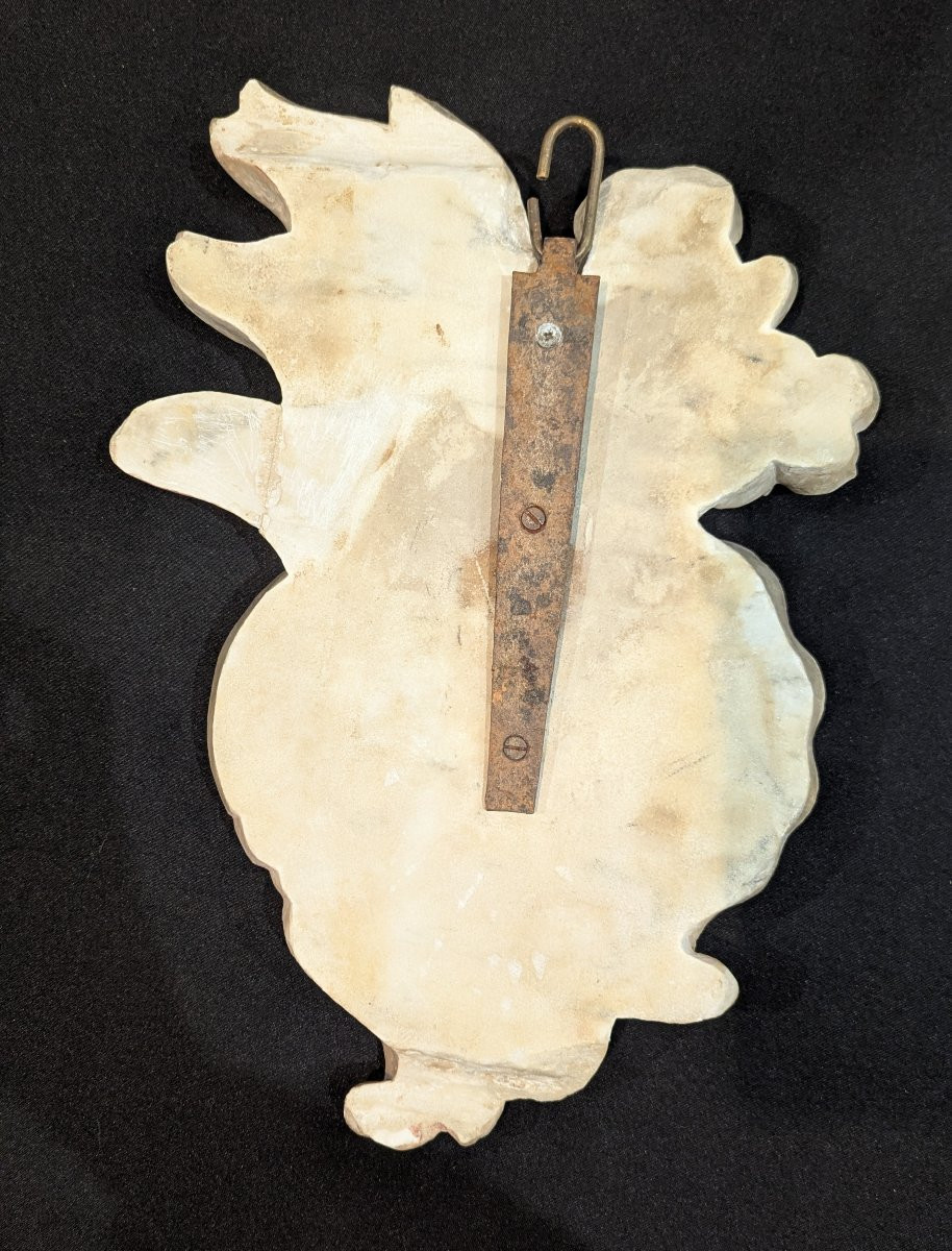 Ex-voto en marbre blanc, Italie, vers 1730–1740 -photo-5