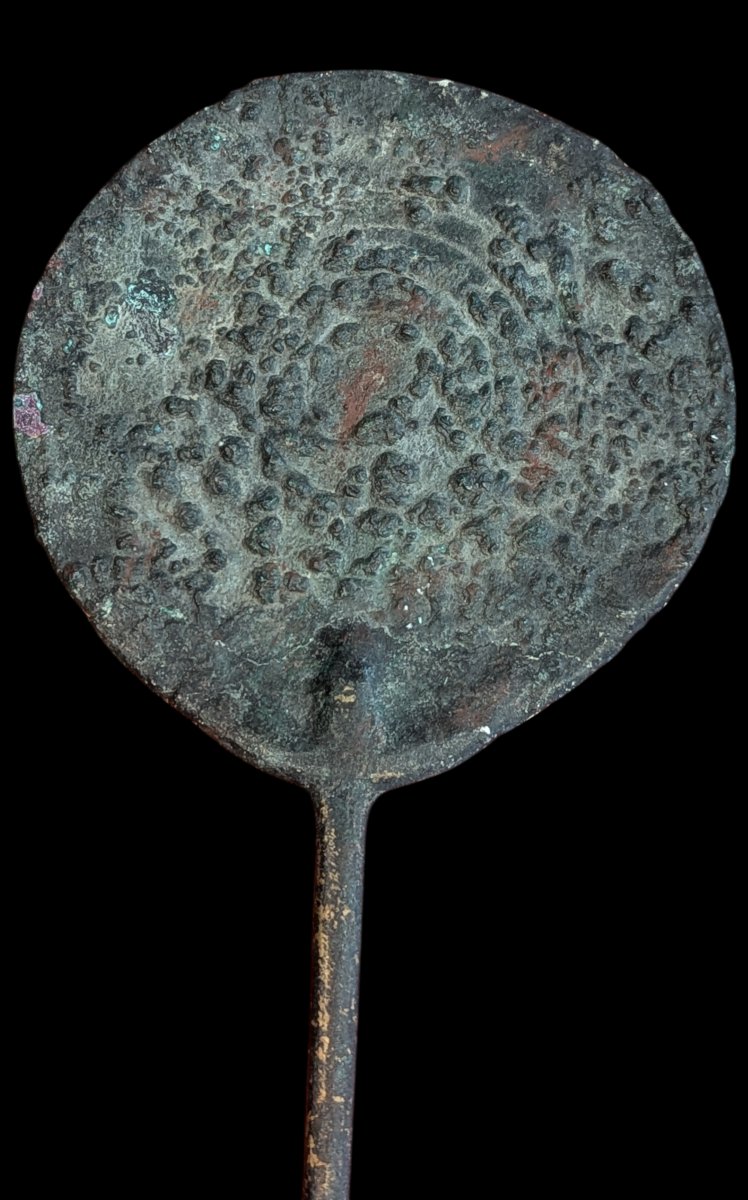 Bronze Mirror - Roman Period - Rare Item-photo-2