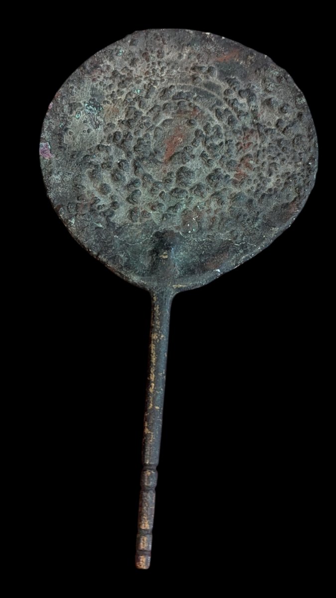 Bronze Mirror - Roman Period - Rare Item-photo-4