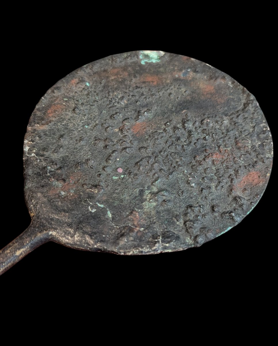Bronze Mirror - Roman Period - Rare Item-photo-1