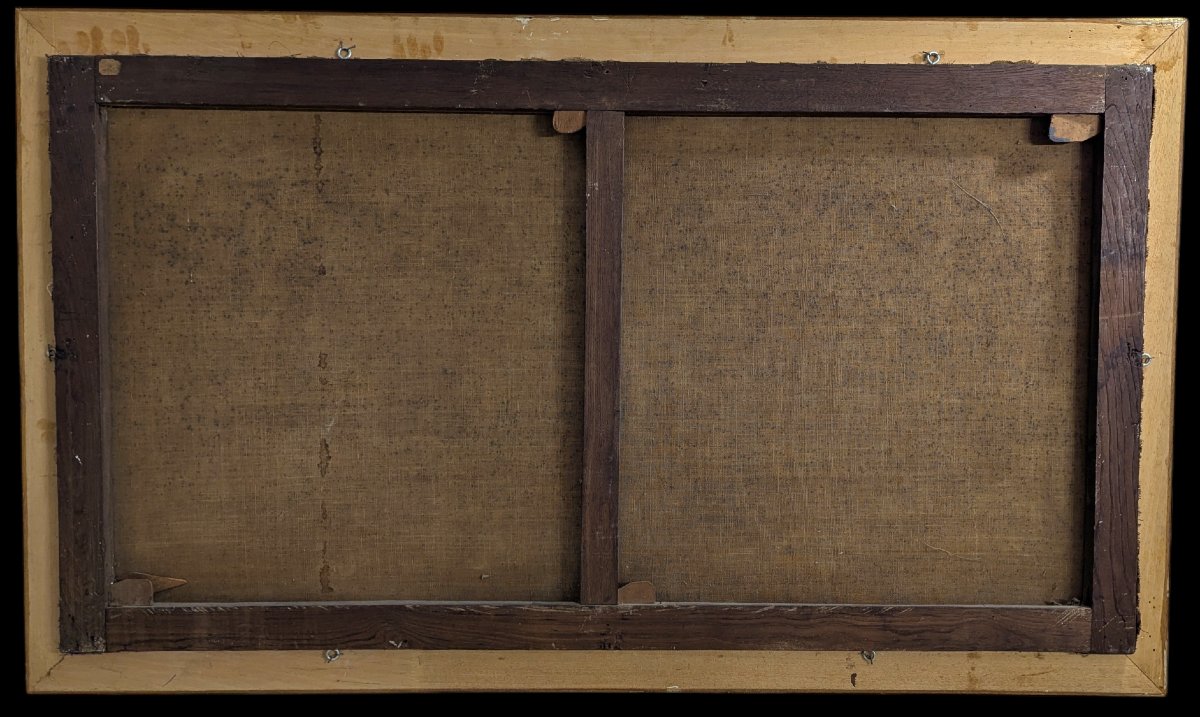 Landscape Of Ruins With Shepherds And Flock – Cajetan Roos (1690-1770) – 73x132cm-photo-6