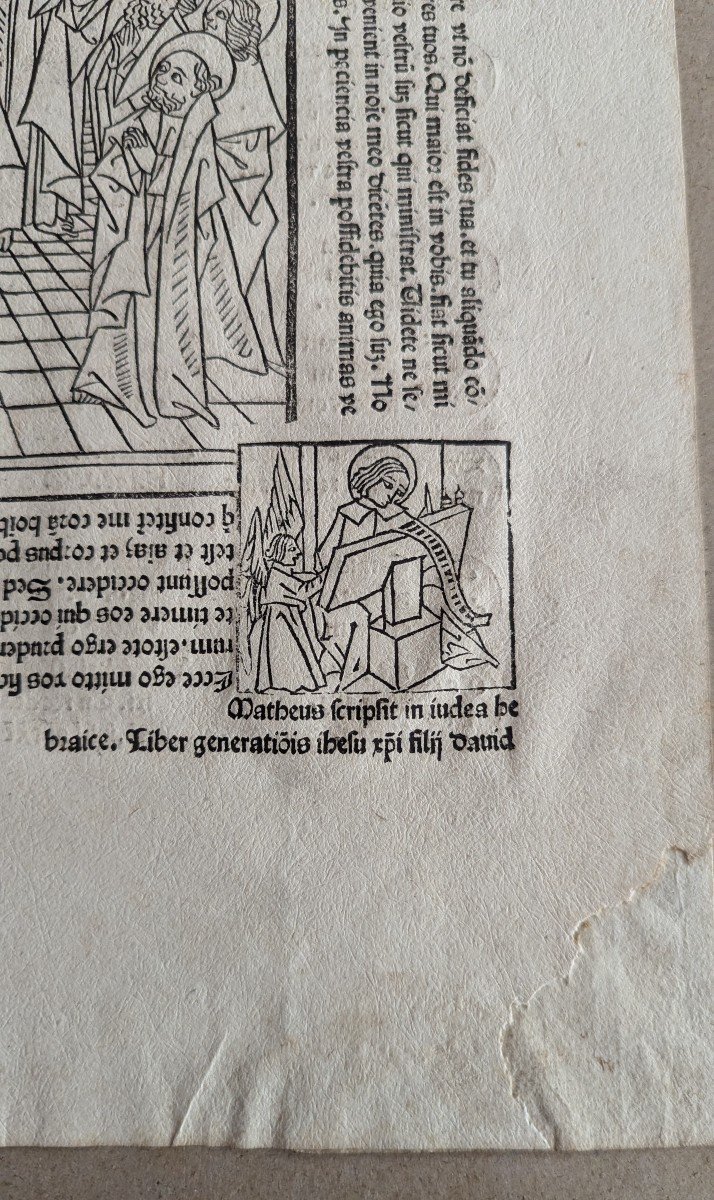 Grande Page Incunable F°43 - Par Rolevinck Werner - Fasciculus Temporum - Bois Gravé - 1481-photo-3
