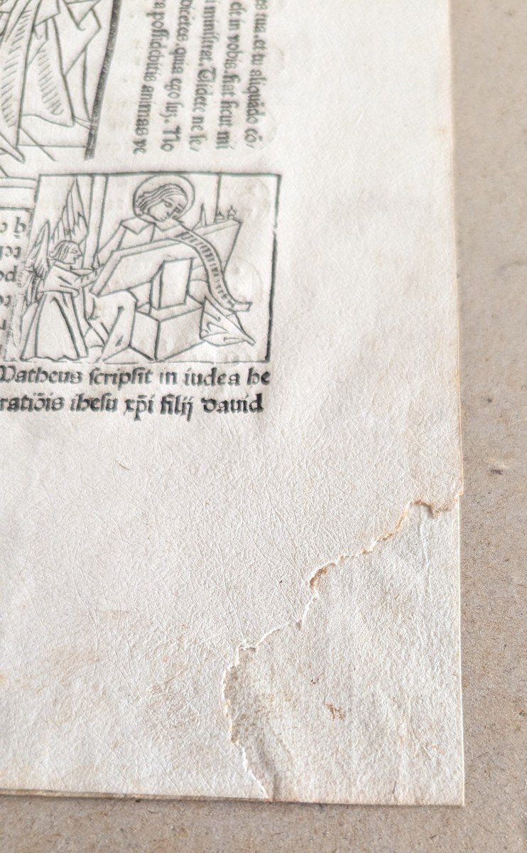 Grande Page Incunable F°43 - Par Rolevinck Werner - Fasciculus Temporum - Bois Gravé - 1481-photo-2