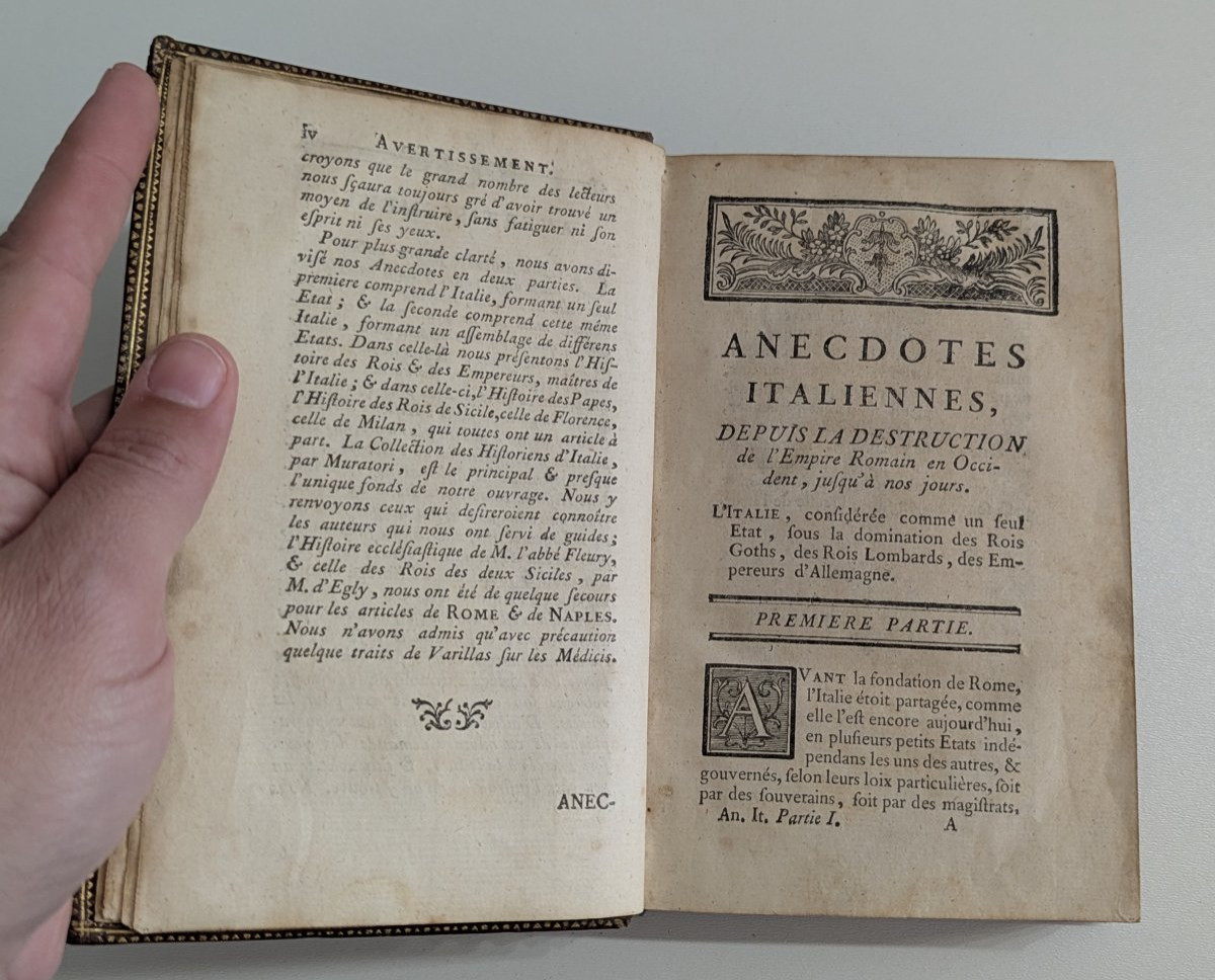 Anecdotes italiennes - 1769 - Aux armes de la comtesse de Provence-photo-1