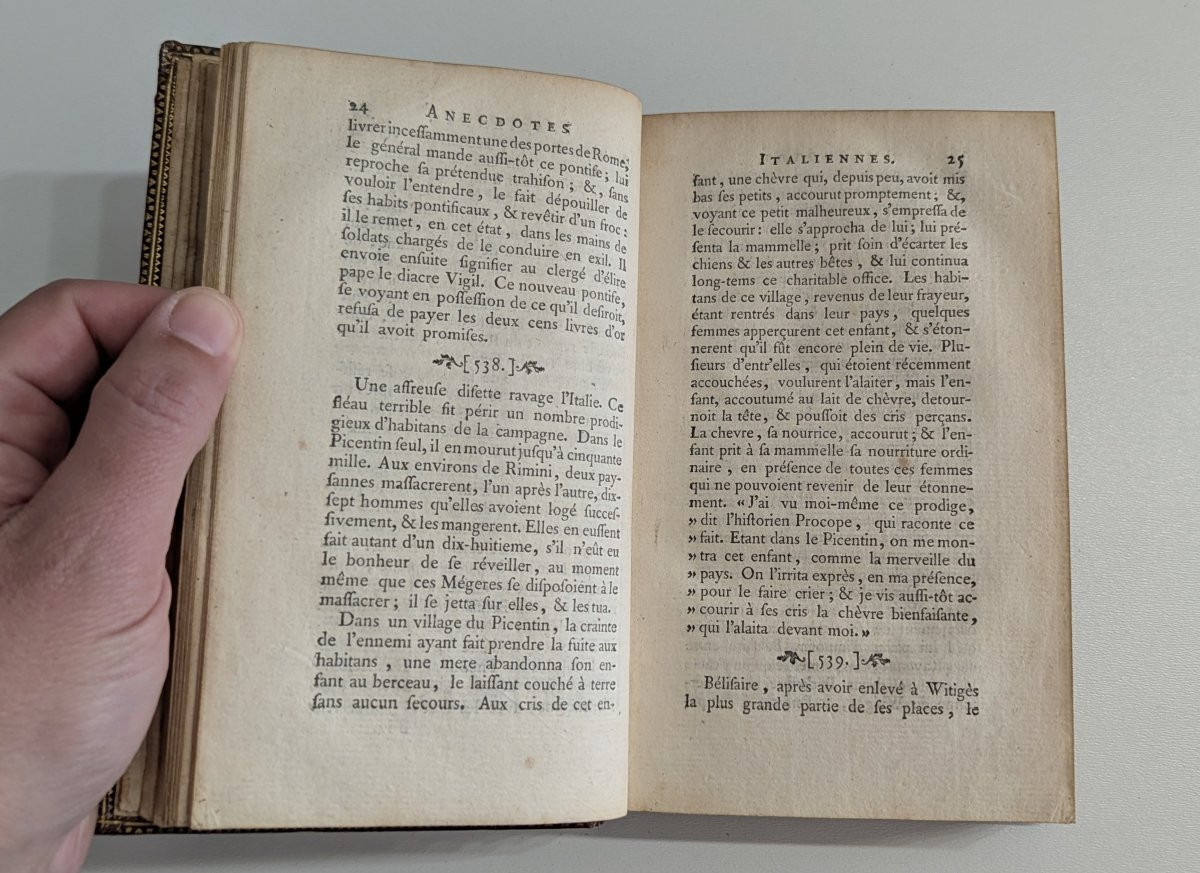 Anecdotes italiennes - 1769 - Aux armes de la comtesse de Provence-photo-2
