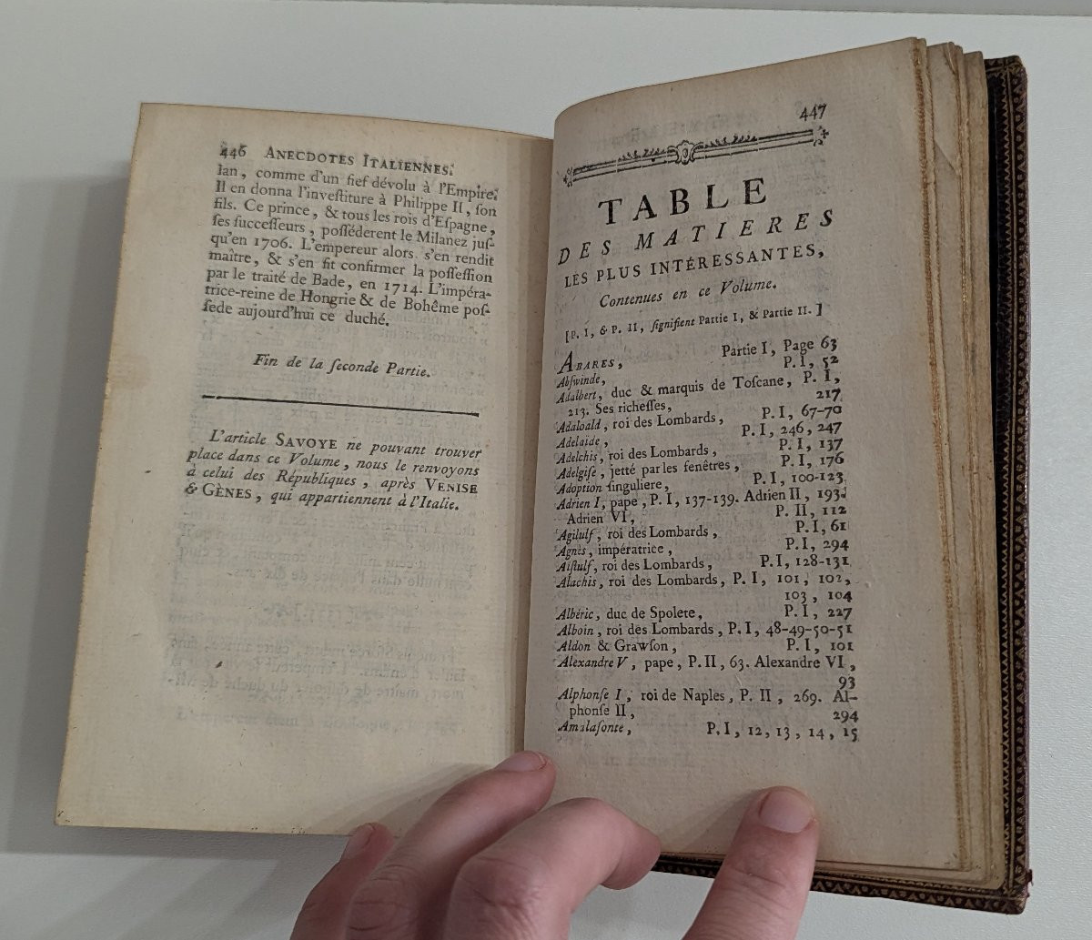 Anecdotes italiennes - 1769 - Aux armes de la comtesse de Provence-photo-6