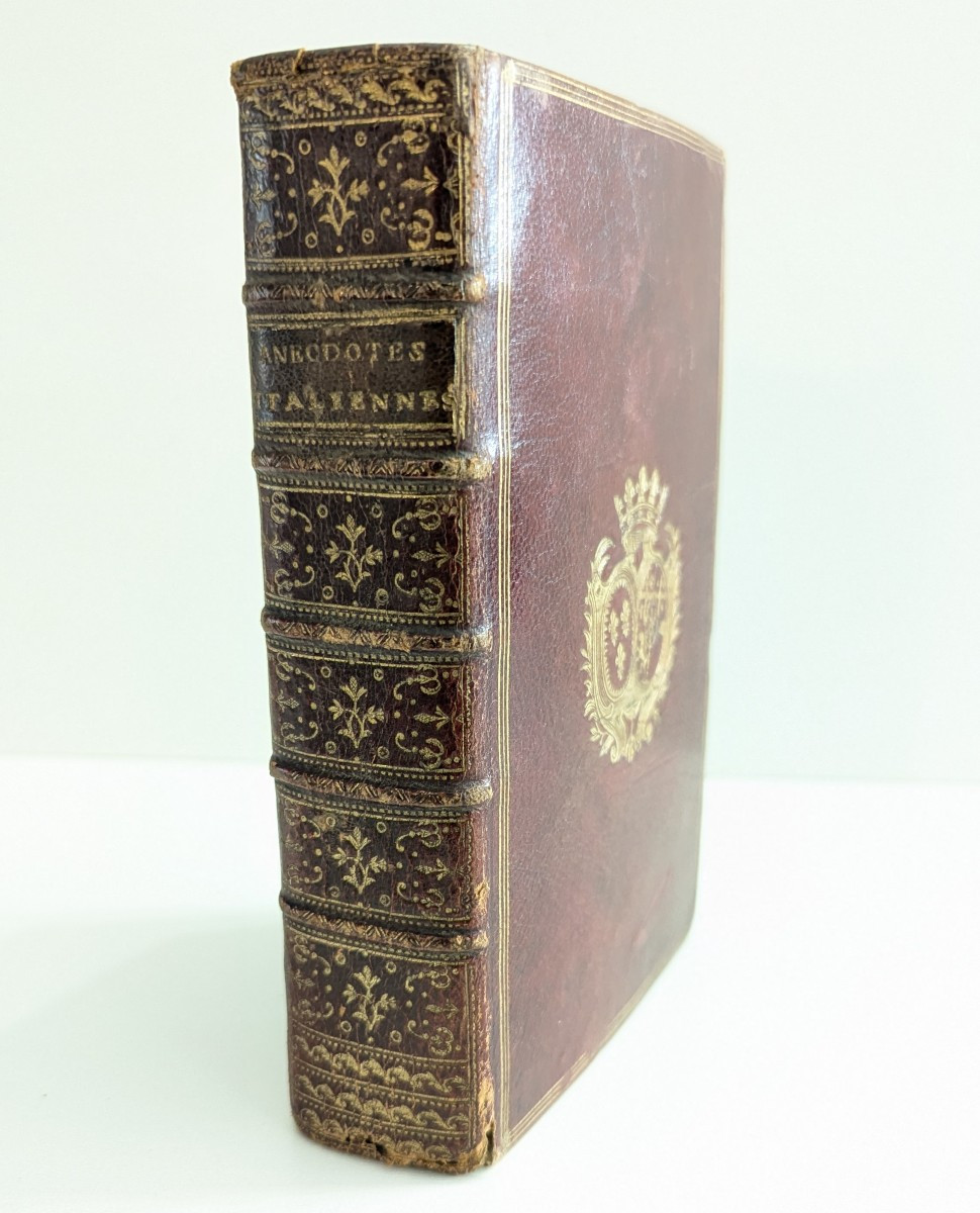 Anecdotes italiennes - 1769 - Aux armes de la comtesse de Provence