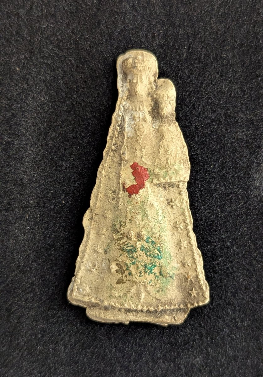 Rare Collection Of 9 Schabmadonna - Vierge à Gratter - German-speaking Region 17th-19th Century-photo-1