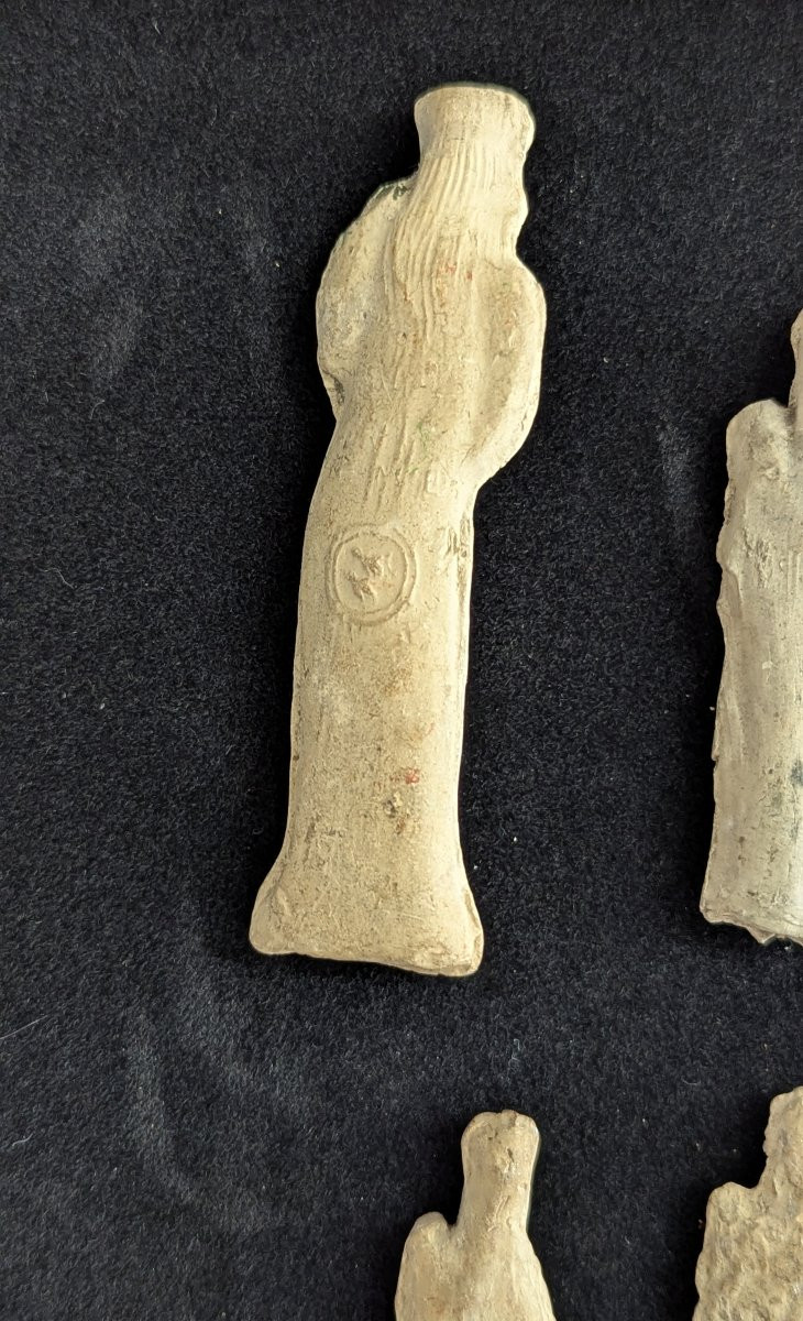 Rare Collection Of 9 Schabmadonna - Vierge à Gratter - German-speaking Region 17th-19th Century-photo-3