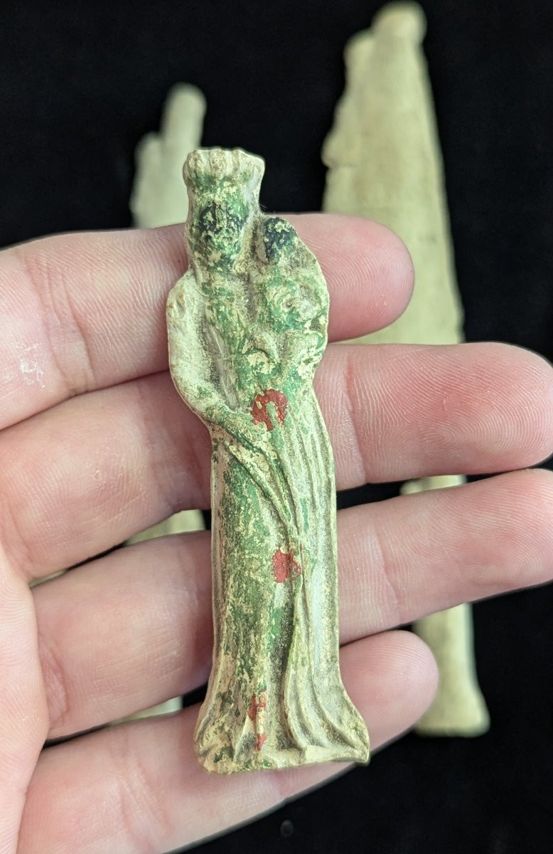 Rare Collection Of 9 Schabmadonna - Vierge à Gratter - German-speaking Region 17th-19th Century-photo-5