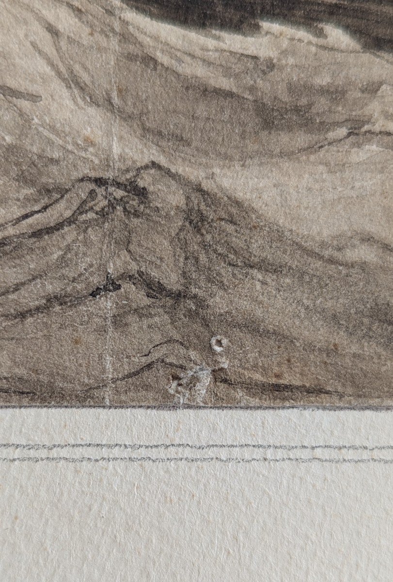 Dessin de Théodore Gudin - Bateaux En Mer - Marine - vers 1850-photo-6