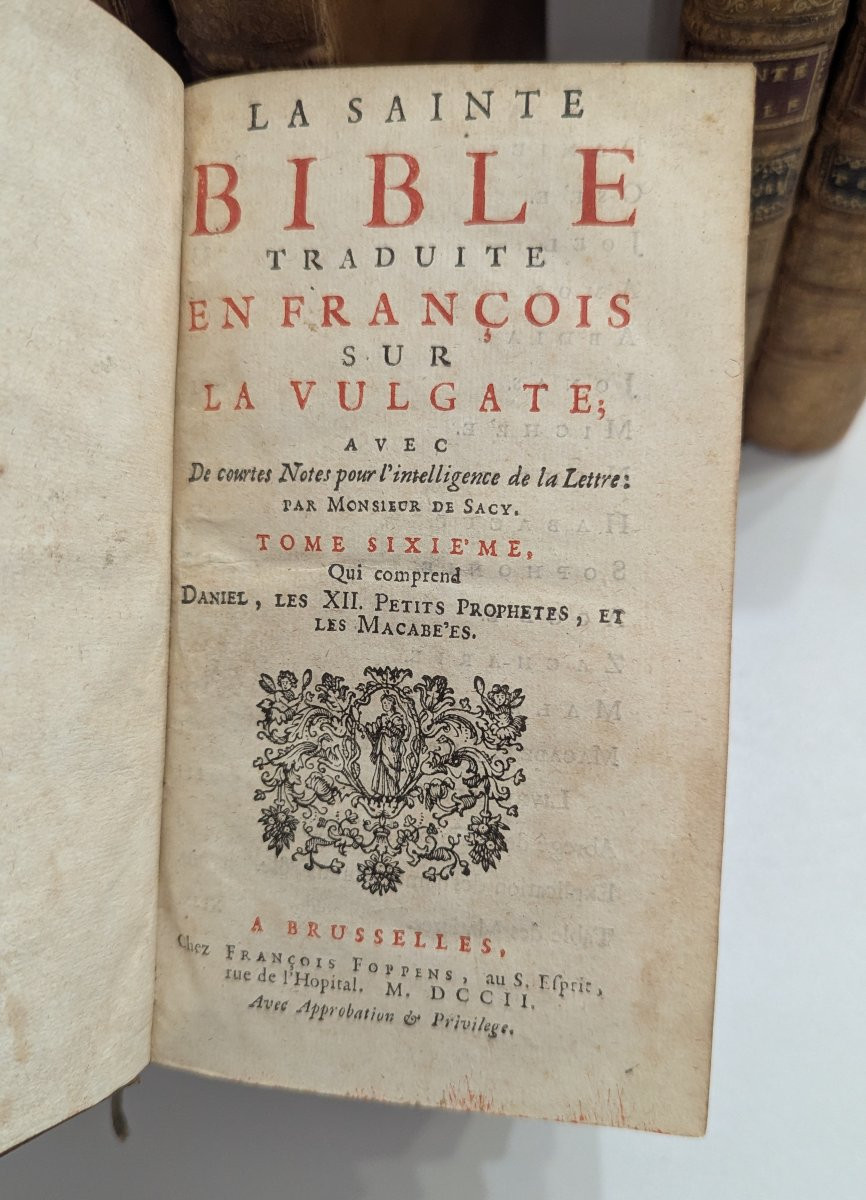 The Holy Bible - 1701 - 8 Volumes Complete-photo-2