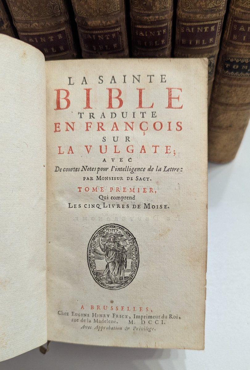 The Holy Bible - 1701 - 8 Volumes Complete-photo-3