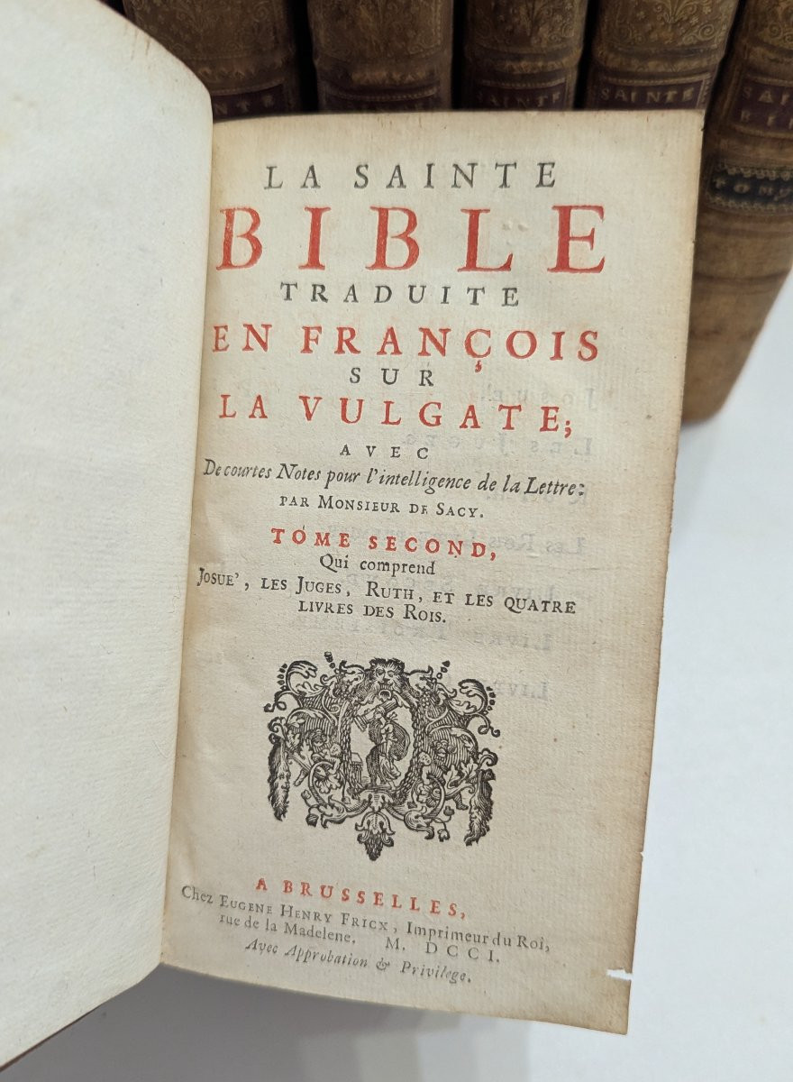 The Holy Bible - 1701 - 8 Volumes Complete-photo-1