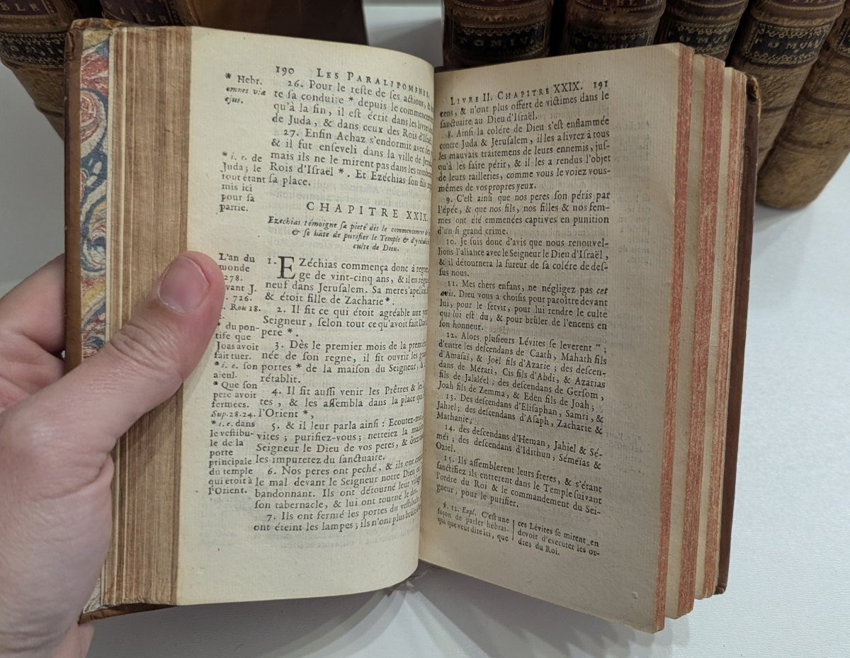 The Holy Bible - 1701 - 8 Volumes Complete-photo-3