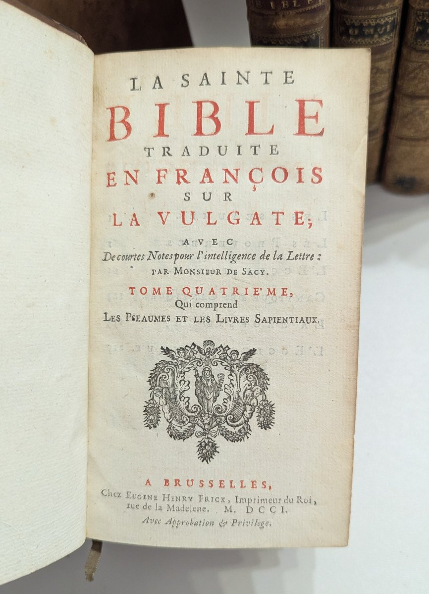 The Holy Bible - 1701 - 8 Volumes Complete-photo-4