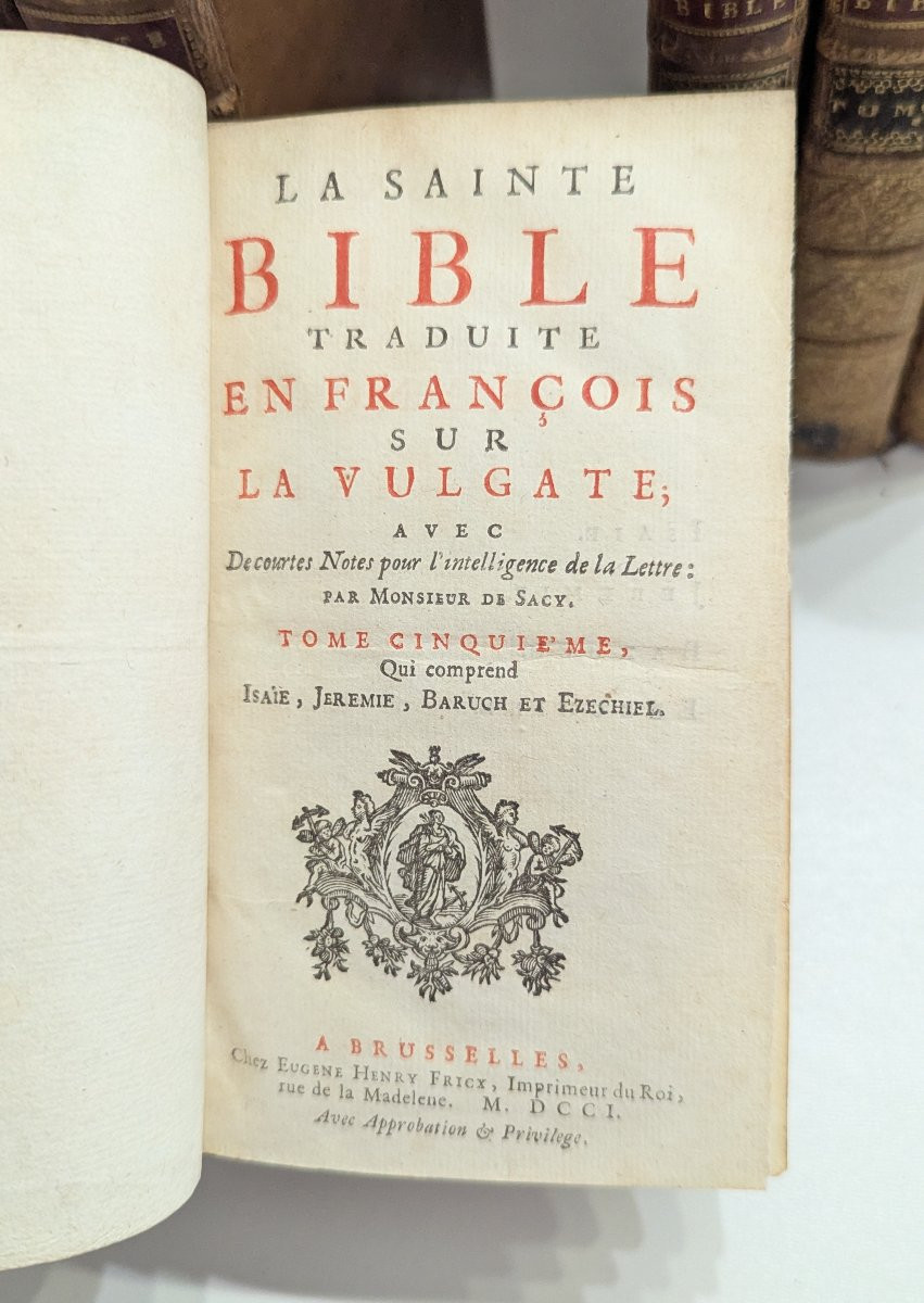 The Holy Bible - 1701 - 8 Volumes Complete-photo-5