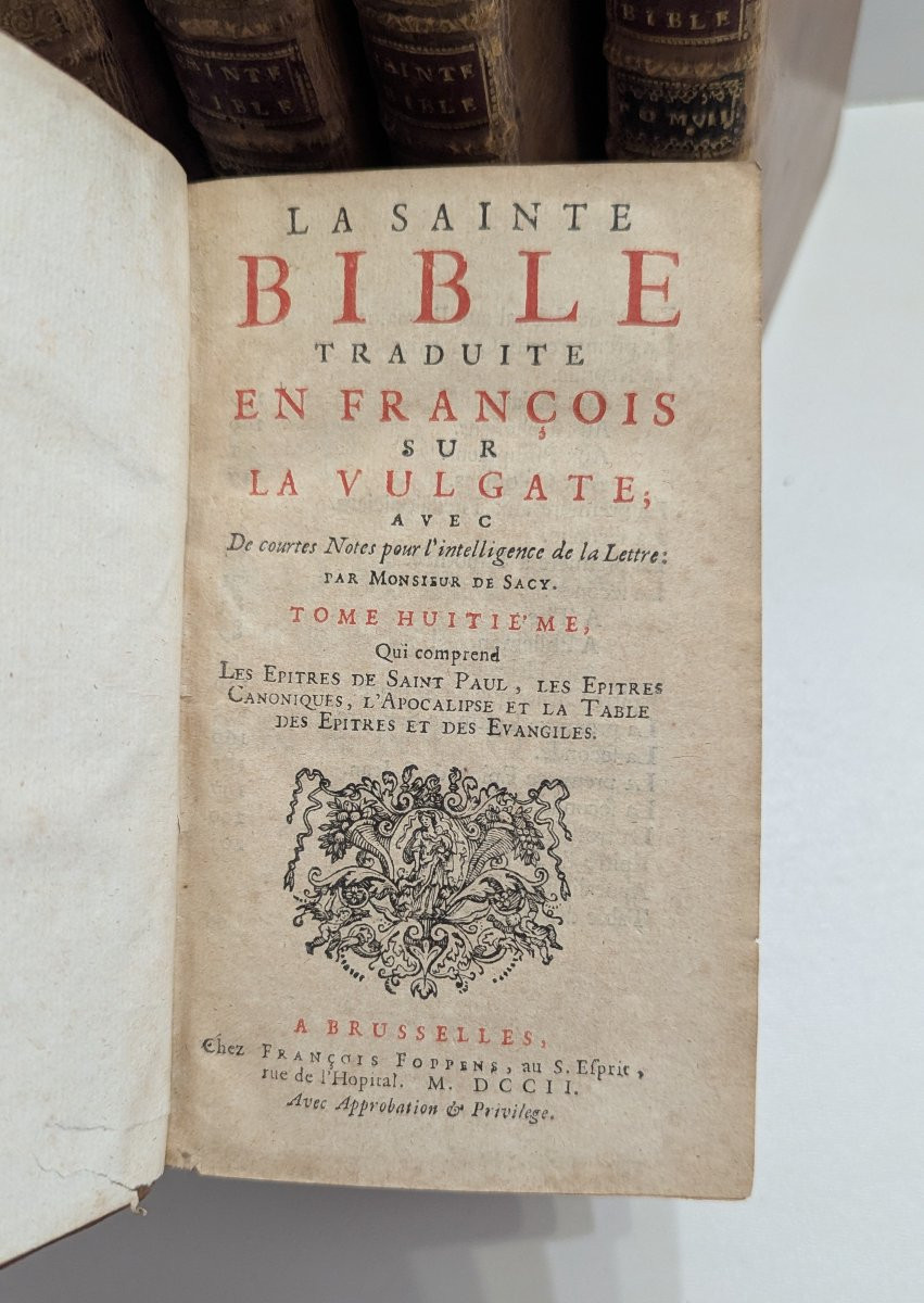 The Holy Bible - 1701 - 8 Volumes Complete-photo-6