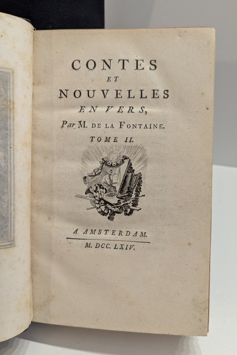 Contes & Nouvelles De La Fontaine - 1764 - 2t Complete - Numerous Engravings-photo-5
