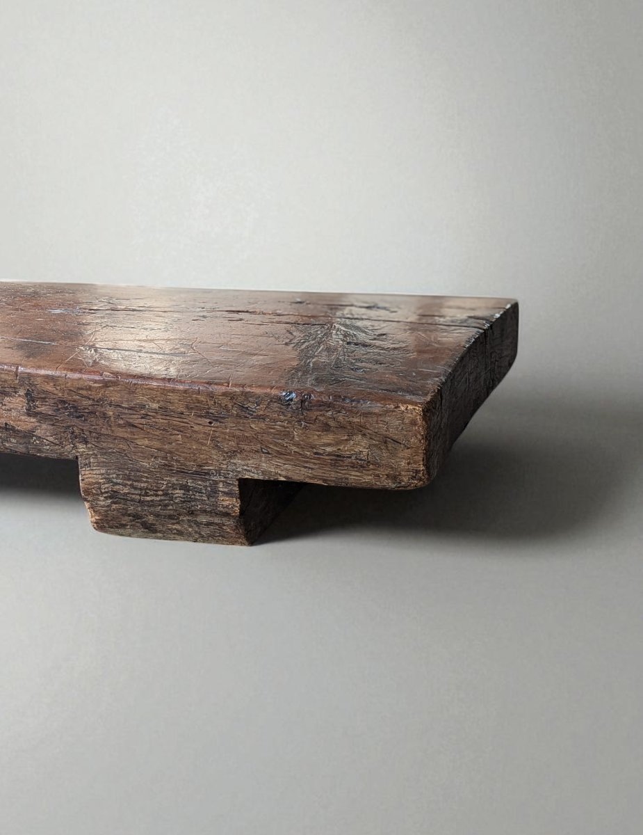 Table basse monoxyle – Brutalisme, inspiration japonaise-photo-1