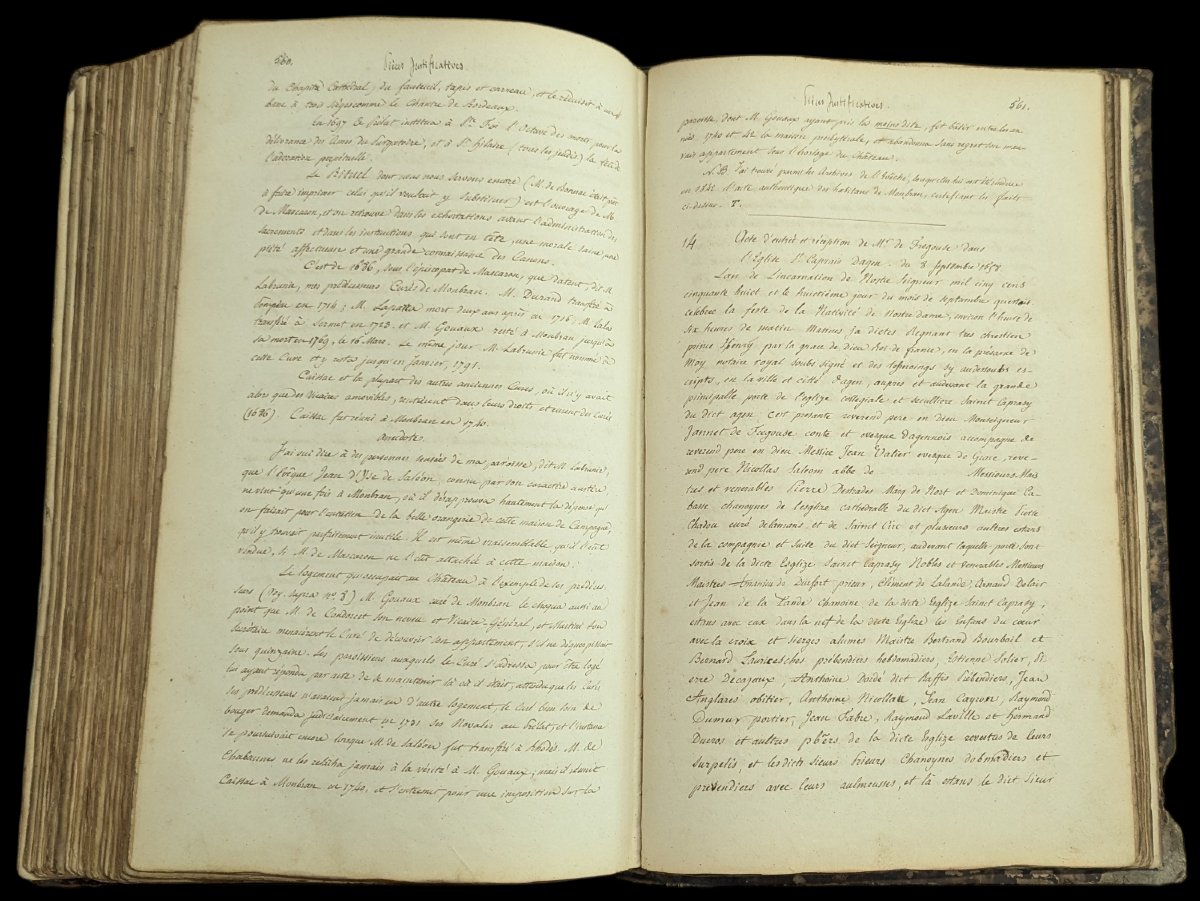 Manuscrit de 623 pages – Histoire d’Agen par Pierre Caprais Tournié (1795-1880)-photo-7