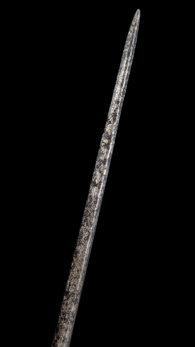 Épée à lame inscrite INRI – MARIA – Fin XVIe ou début XVIIe siècle-photo-3
